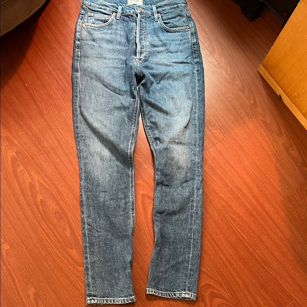 Agolde Classic button‎ fly skinny Denim Jeans size 28